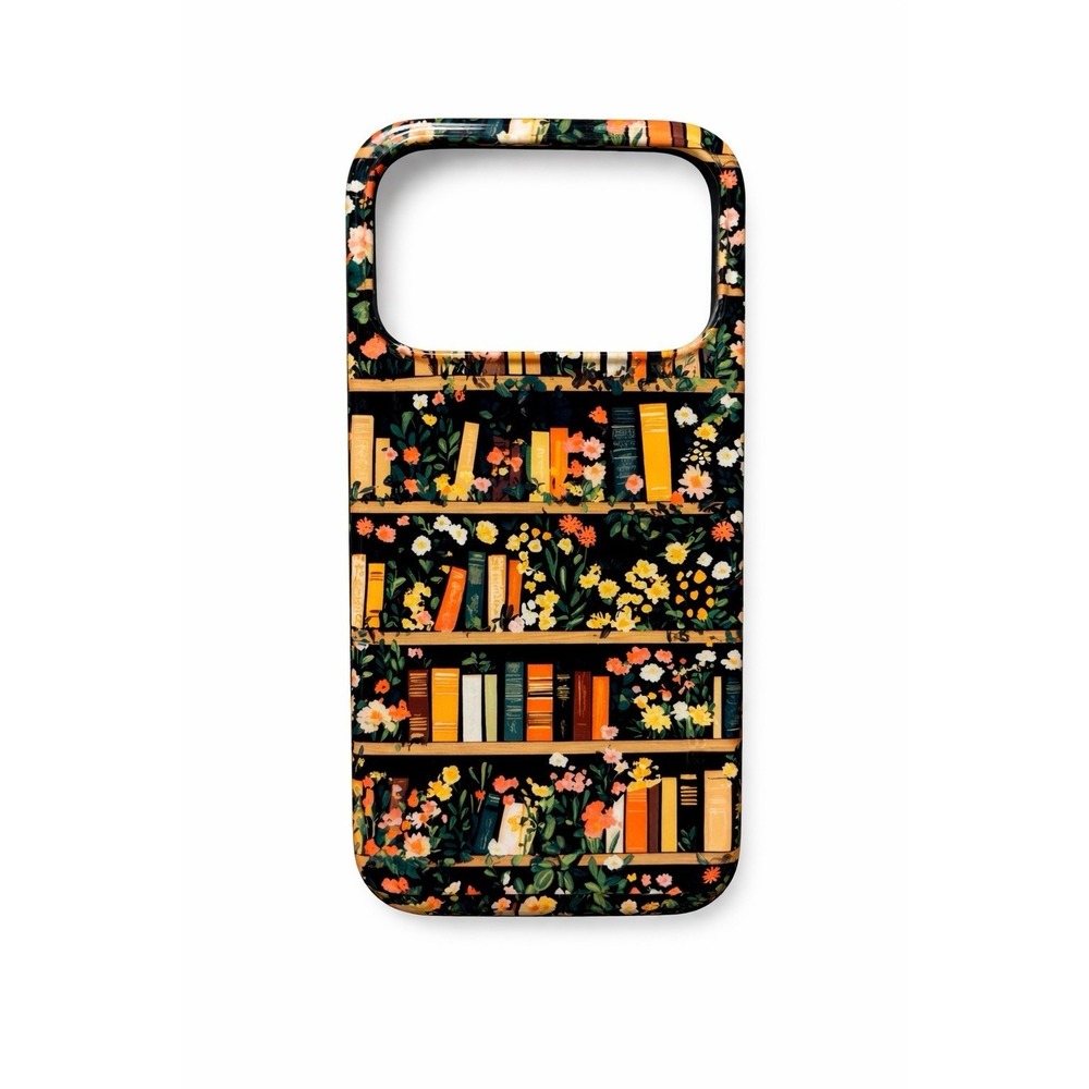 Casely iPhone 17 Pro MagSafe Phone Case Floral Bookshelf Protective Cover